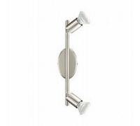 EGLO SPOT LED BUZZ 2X3W ATTACCO GU10 COLORE NICKEL 92596