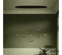 EGLO Stars Of Light lampada LED a sospensione Paratebueno nera a 8 luci Stars of Light