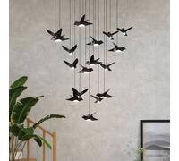 EGLO Stars Of Light LED lampada a sospensione Paratebueno nero rotondo 17fl Stars of Light