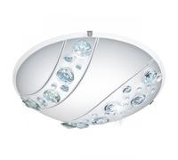 Eglo Style Collection Plafoniera Nerini 30 cm Cristalli LED 16W