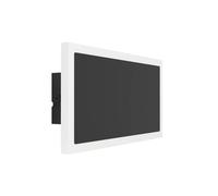 Eglo Talamello 1 Lampada da parete a LED per interni, rettangolare, faretto da parete per camera da letto e corridoio, in metallo nero e plastica bianca, luce bianca calda, 12 x 23 cm