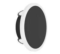 Eglo Talamello 1 Lampada da parete a LED per interni, rotonda, faretto da parete per camera da letto e corridoio, in metallo nero e plastica bianca, luce bianca calda, diametro 17 cm