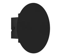 Eglo Talamello Lampada da parete a LED per interni, rettangolare, illuminazione indiretta, faretto da parete per corridoio e soggiorno, metallo nero, luce bianca calda, diametro 15 cm
