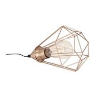 Eglo TARBES Lampada da Tavolo E27. 60 W, Rame, 17.5 x 17.5 x 26.5 cm