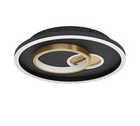 EGLO Tiriolo lampada da soffitto a LED, plafoniera geometrica, lampada