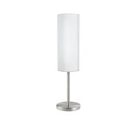 EGLO - TROY 3 LAMPADA ABAT-JOUR DA TAVOLO E27 1 LUCE 100W VETRO BIANCO 85981