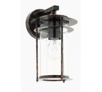 EGLO VALDEO LAMPADA DA PARETE 60W ATTACCO GRANDE E27 IN METALLO ZINCATO COLORE R
