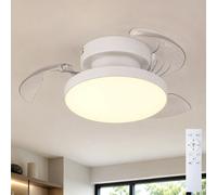 Eglo Ventilatore Da Soffitto 3 Pale Con Luce LED Dimmer Timer CCT Tel. 41 Cm [EEK: Non valutato]