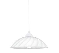 Eglo Vetro Lampadario a Sospensione E27. 60 W, Bianco