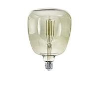 EGLO Vintage E27 - Lampadina LED con un diametro di 20 e 14 centimetri, 3000 K, fumo nero-trasparente,