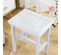 EGLUCK Cuscino antiscivolo per sgabello per studenti Cuscino per sedile ispessito invernale Cuscino per sgabello piccolo rettangolare per uso domestico con fibbia elastica