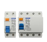 EGMEWDGF Interruttore differenziale 2P 4P 10/30/100/300mA Tipo AC RCCB RCD ELCB Interruttore differenziale elettromagnetico Interruttore di Sicurezza(2P 6A,100mA)