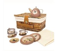 Egmont Toys 540057 - Cestino da picnic con set da tè musicisti di Brema, gioco simbolico. Oltre 3 anni