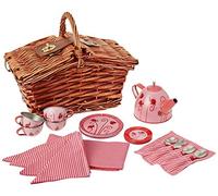 Egmont Toys - Tin Tea Set Ladybug In A Basket - (540019) Toy NUOVO