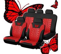 EGNIAN 9Pcs Protezione Sedile Auto per Dacia Duster 2.Gen 1.Gen HM HS 2010-2014 2015 2016 2017 2018 2019 2020 2021 2022 2023 2024 2025,Impermeabile Set Fodere Anteriori E Posteriori,Copri Sedili Auto