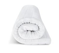 EGO HOME Coprimaterasso 90 x 190 cm - 8 cm Memory Foam Topper H2, morbido e di alta qualità, con rivestimento rimovibile e lavabile, traspirante, di alta qualità per letto a molle