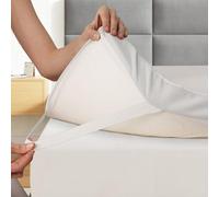 EGO HOME Coprimaterasso 90 x 190 cm, altezza 5 cm, in memory foam, certificato Öko-TEX, rimovibile e lavabile, per letto a molle, materassi e divano-letto