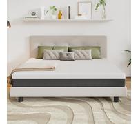 EGO HOME Materasso 160 x 200 cm altezza 18 cm materasso in schiuma fredda a 3 strati e utilizzabile su entrambi i lati - Allevia la pressione, traspirante, protegge la schiena, certificato Öko-Tex
