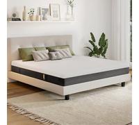 EGO HOME Materasso 160 x 200 cm, altezza 20 cm, spessore medio, in schiuma fredda a 3 strati e utilizzabile su entrambi i lati - Allevia la pressione, traspirante, protegge la schiena, certificato