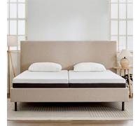 EGO HOME Materasso 90 x 200 cm, altezza 18 cm, H3, in schiuma fredda a 3 strati e utilizzabile su entrambi i lati - Allevia la pressione, elastico, traspirante, protegge la schiena, certificato