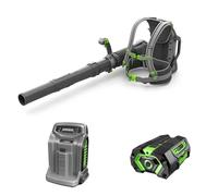 EGO LB 6002 E - Kit Soffiatore a zaino - Batteria 5 Ah + Caricabatteria Rapido