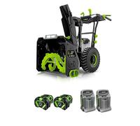EGO SNT2400E-K2753 - Kit PROMO Spazzaneve - Include 2 Batterie 7.5 Ah e 2 Caricatori Rapidi