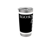 Ego Sum Qui Sum Io sono quel che sono Bicchiere termico in acciaio inox doppia parete