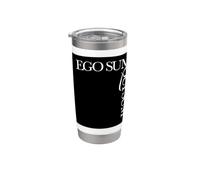 Ego Sum Qui Sum Io sono quel che sono Bicchiere termico in acciaio inox doppia parete