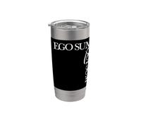 Ego Sum Qui Sum Io sono quel che sono Bicchiere termico in acciaio inox doppia parete