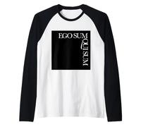 Ego Sum Qui Sum Io Sono Quel Che Sono Maglia con Maniche Raglan