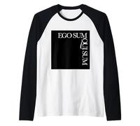 Ego Sum Qui Sum - io Sono Quel Che Sono Maglia con Maniche Raglan