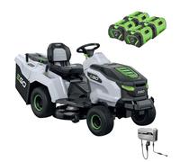 EGO TR 3801E-B - Kit PROMO Trattorino a Batteria 4x10Ah