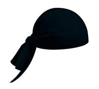 EGOCHEF - Bandana Cuoco - 65% polyestere 35% cotone -bianca e verde 100% cotone (black)
