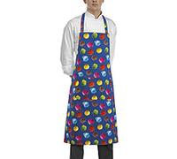 EGOCHEF Grembiule con pettorina e tascone 100% cotone (Ice Cream)
