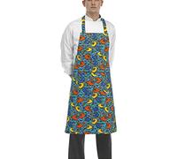 EGOCHEF Grembiule con pettorina e tascone 100% cotone (SHARK)