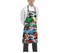 EGOCHEF Grembiule con pettorina unisex (Camouflage)