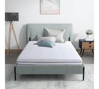 EGOHOME Materasso 100 x 200 cm, durezza H2/H3, 7 zone, in schiuma fredda con schiuma gel memory foam, altezza 16 cm, materasso reversibile, materasso arrotolabile, per dormire riposare, rivestimento
