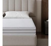 EGOHOME Materasso 90 x 200 cm, durezza H2/H3, 7 zone, in schiuma fredda con schiuma gel memory foam, altezza 16 cm, materasso reversibile, materasso arrotolabile, per dormire riposando, protezione