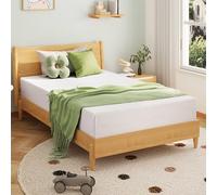 EGOHOME Materasso full size da 15,2 cm per bambini, materasso in memory foam con gel rinfrescante al tè verde, allevia la pressione con supporto medio rigido, certificato CertiPUR-US, 180,9 cm di