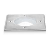 Egoi faretto da incasso quadrato viale calpestabile GU10 ip67