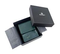 Egoist | Portasigarette con porta accendino in Vera Pelle | Accessori da Viaggio | Verde