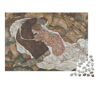 Egon Schiele Puzzle 1000 Pezzi Difficoltà Medio-Alt, Museo Puzzle Adulti, Idea Regalo Perfetto, Puzzles Bellissimi Con Colori Brillant