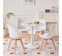 EGOONM tavolo da pranzo nordico rotondo e Set di sedie da pranzo per cucina, scrivania da studio per la casa, tavolino da caffè, ufficio rettangolare, sala da pranzo