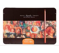 Egoshop Matite colorate 48 colori Marco Renoir Fine Art 3100 Tin Box Oily Professionale Disegno Arte Pastelli Colorati
