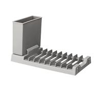 ÉGouttoir à Vaisselle Pliable - Support De Séchage Compact En Pp | Organisateur De Cuisine Multifonction Pour Assiettes, Bols, Couverts Et Couvercles | Facile à Ranger, Antisalissure, Séchage Rapide
