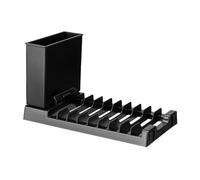 ÉGouttoir à Vaisselle Pliable - Support De Séchage Compact En Pp | Organizzatore De Cuisine Multifonction Pour Assiettes, Bols, Couverts Et Couvercles | Facile à Ranger, Antisalissure, Séchage Rapide