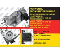 EGR Valvola di Ricircolo Gas di Scarico Mini R50, R53 / Toyota Auris Corolla