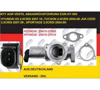 NTY Valvola EGR per Hyundai Santa Fé II CM 2.2 Crdi 4x4 Tucson Jm 2.0 Fd Kia