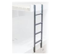 Egress Scala da pozzo con finestra, in metallo resistente, design robusto | Scala per letto a castello in metallo resistente con gradini larghi, design sicuro e robusto per un facile accesso nei