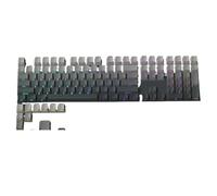 EGRMZ 136 Chiave PBT a Doppio tiro Stampa KeyCaps retroilluminato Compatibile con tastiere meccaniche in Stile MX per 108 96 87 80 84 68 68 64 61 Layout Chiave(Ink Shadow-OEM Side)